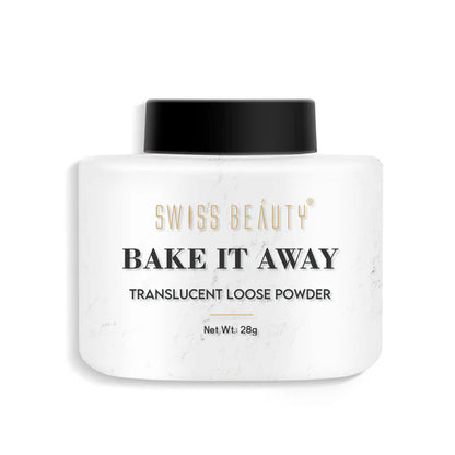 SWISS BEAUTY BAKE IT AWAY TRANSLUCENT LOOSE POWDER- 02 TRANSLUCENT