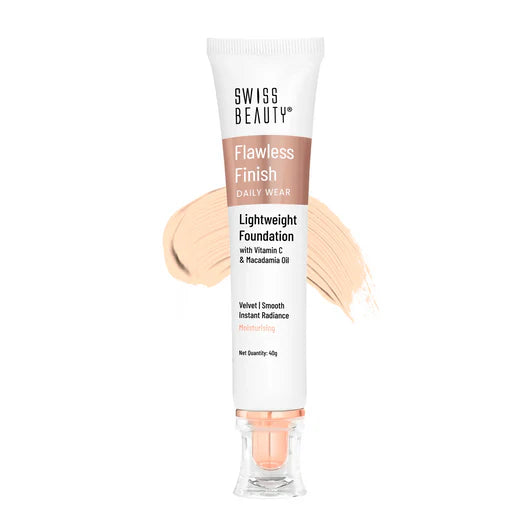 SWISS BEAUTY FLAWLESS FINISH DAILY WEIGHT FOUNDATION NATURAL BEIGE 03 40GM