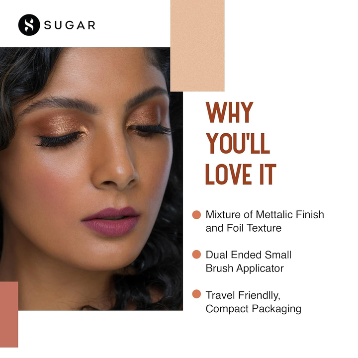 SUGAR EYESHADOW PALETTE 01 FLAWLES 10.4gm