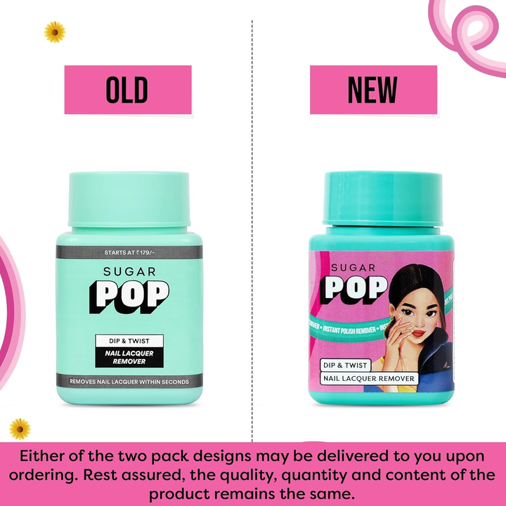 SUGAR POP DIP & TWIST NAIL LACQUER REMOVER 60ML