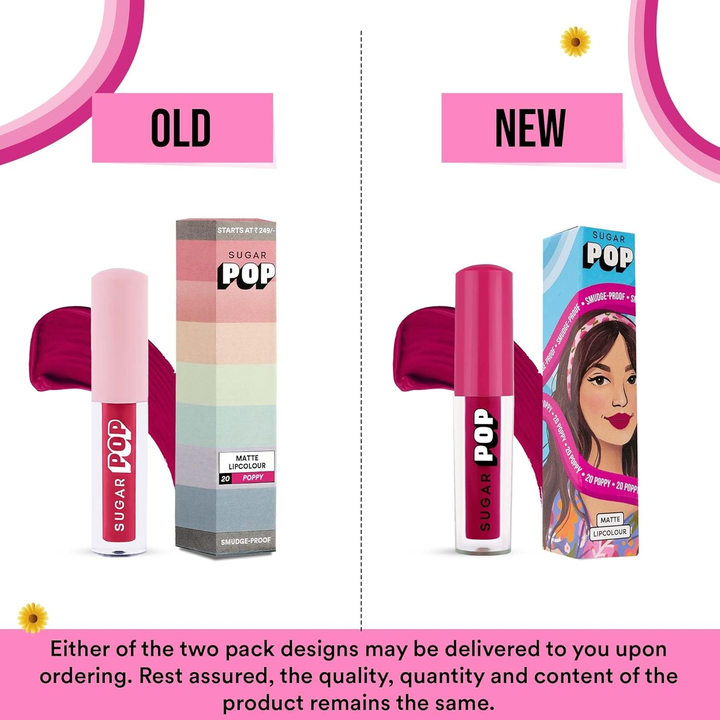 SUGAR POP MATTE LIP COLOR 20 POPPY 1.6ML