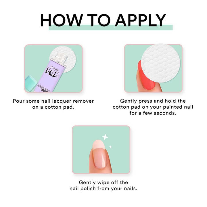 SUGAR POP NAIL LACQUER REMOVER-ACETONE FREE 30ML