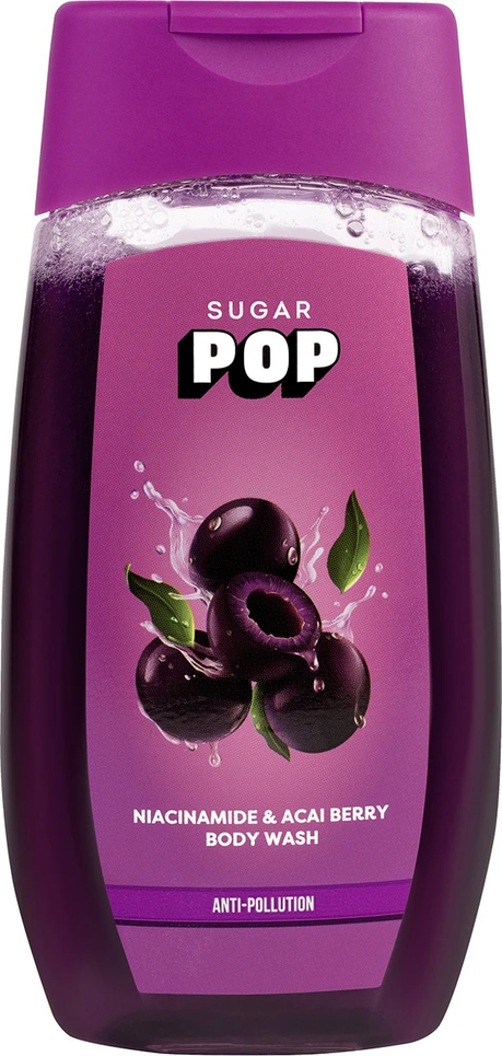 SUGAR POP NIACINAMIDE&ACAI BERRY BODY WASH 250GM