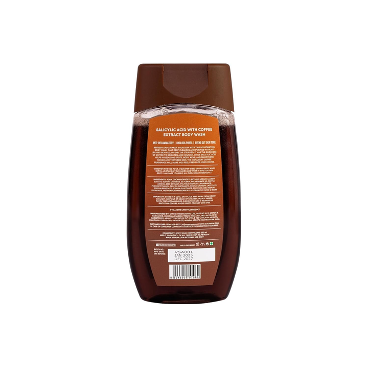 SUGAR POP SALICYLIC ACID WITH COFFEE EXTRACT BODY WASH 250GM