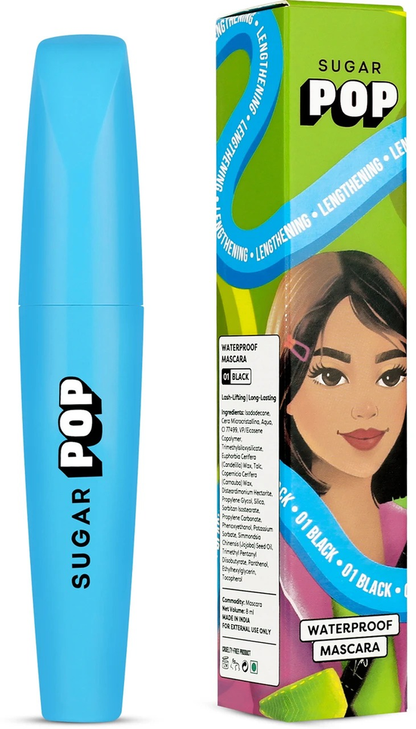 SUGARPOP WATER PROOF MASCARA -01 BLACK-8ML