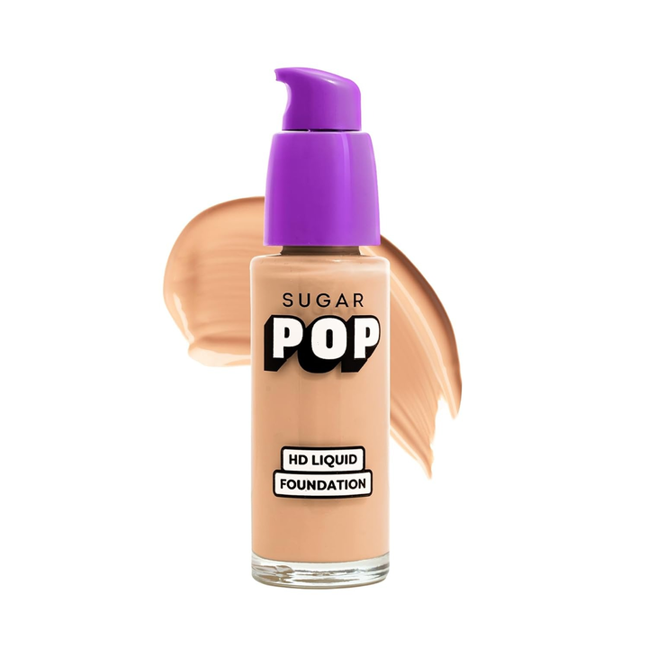 SUGAR POP HD LIQUID FOUNDATION - 01 HAZELNUT 18ML