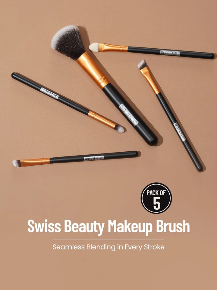 SWISS BEAUTY 5 STICKS BRUSH MAKEUP BRUSH