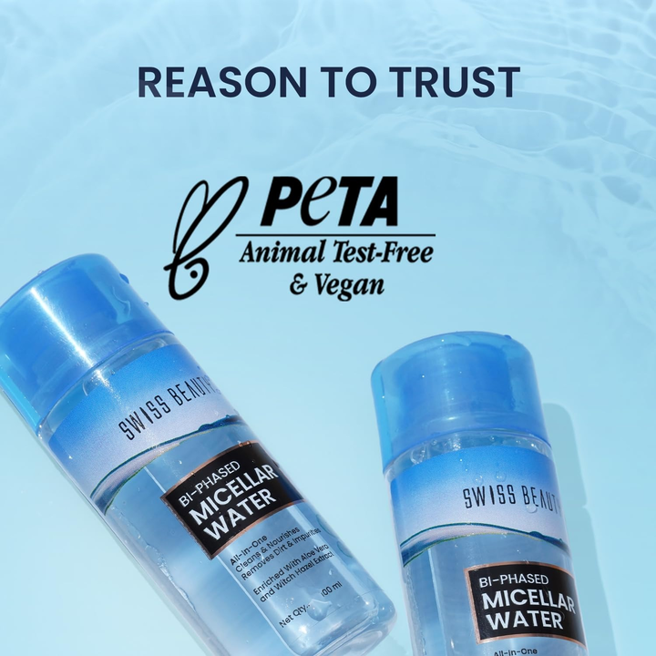 SWISS BEAUTY BI PHASED MICELLAR WATER100 ML