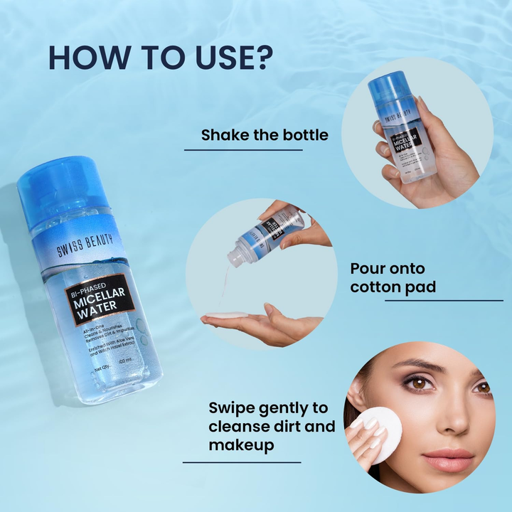 SWISS BEAUTY BI PHASED MICELLAR WATER100 ML