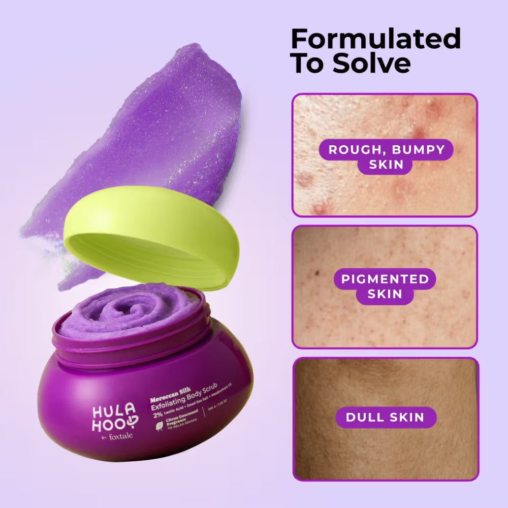 FOXTALE MORROCAN EXFOLIATING BODY SCRUB 200GM