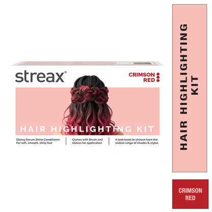 STREAX HAIR HIGHLIGHTING KIT CRIMSON RED 75GM