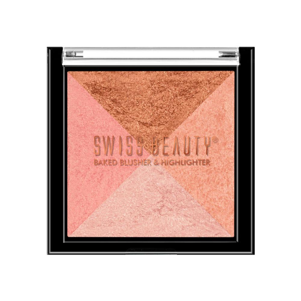swiss beauty baked blusher highlighter 01