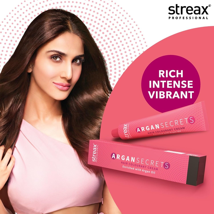 STREAX ARGAN SECRETS HAIR COLOUR 3 DARK BROWN 90GM