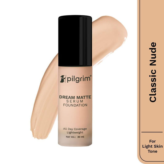pilgrim dream matte serum foundation golden beige 215