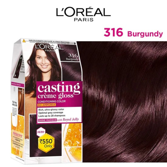 LOREAL PARIS CASTING CR?ME GLOSS 316 BURGUNDY