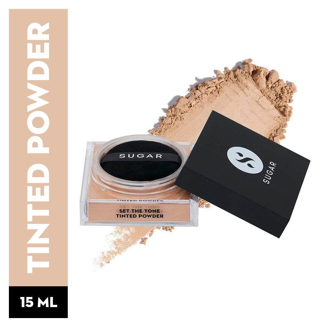 sugar set the tone tinted powder 15 cappuccino