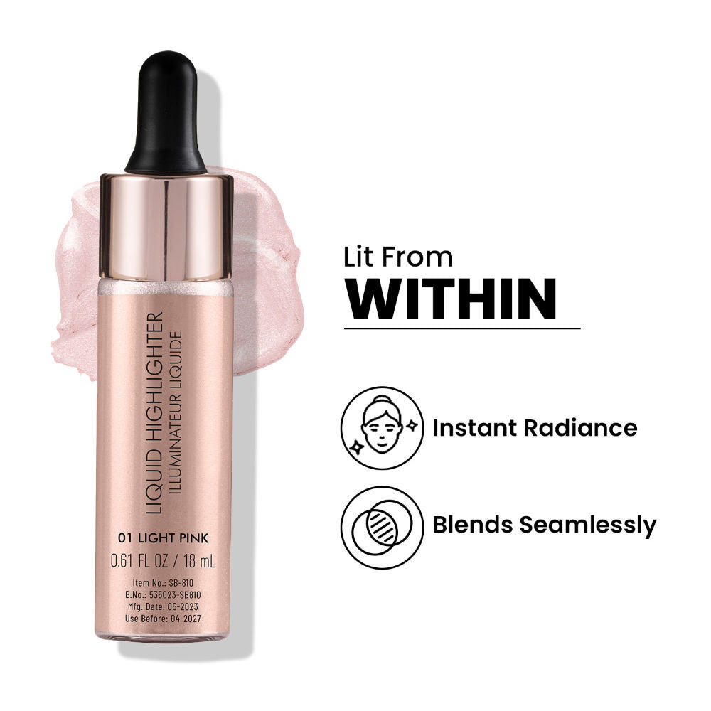swiss beauty liquid highlighter 01 light pink