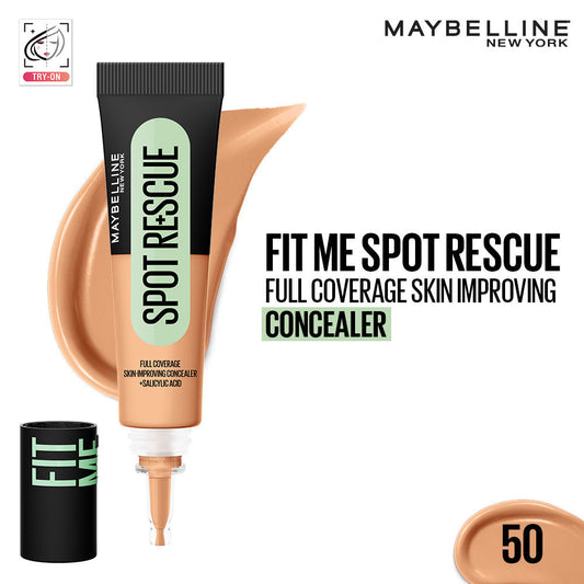 maybelline new york fit me spot rescue concealer 50 15ml