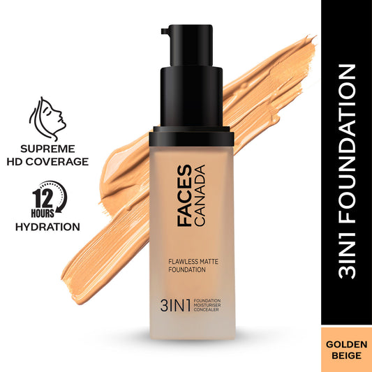 faces canada 3in1 foundation golden beige 30ml