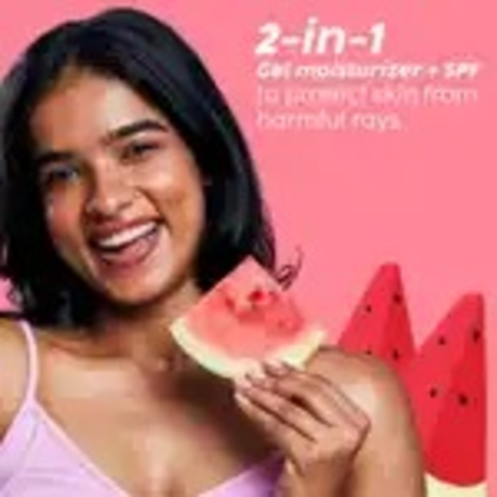 PLIX WATERMELON PROTECT & HYDRATE 2 IN 1 MOISTURIZER +SUNSCREEN- 50 GM