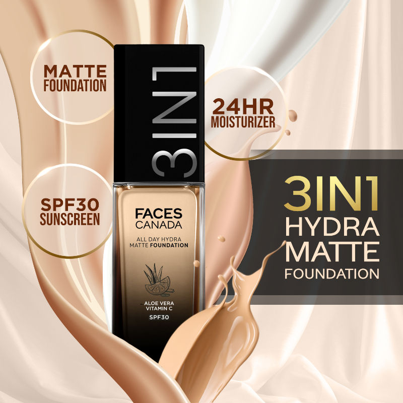 faces canada all day hydra matte foundation 012 absolute ivory