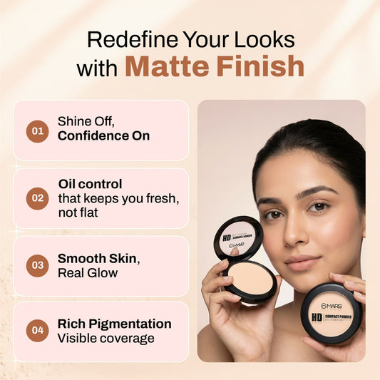mars hd compact powder 05 nutmeg 8g