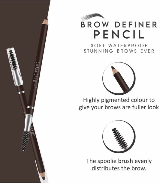 SWISS BEAUTY EYEBROW PENCIL SB1204- 02 COCO BROWN 1.5G