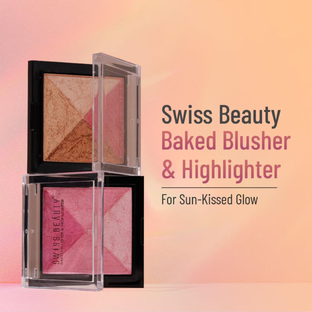 swiss beauty baked blusher highlighter 01