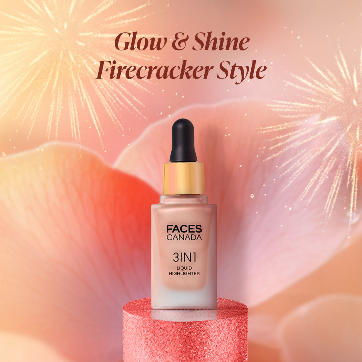 faces canada 3in1 liquid high lighter 03 rose gold 15ml