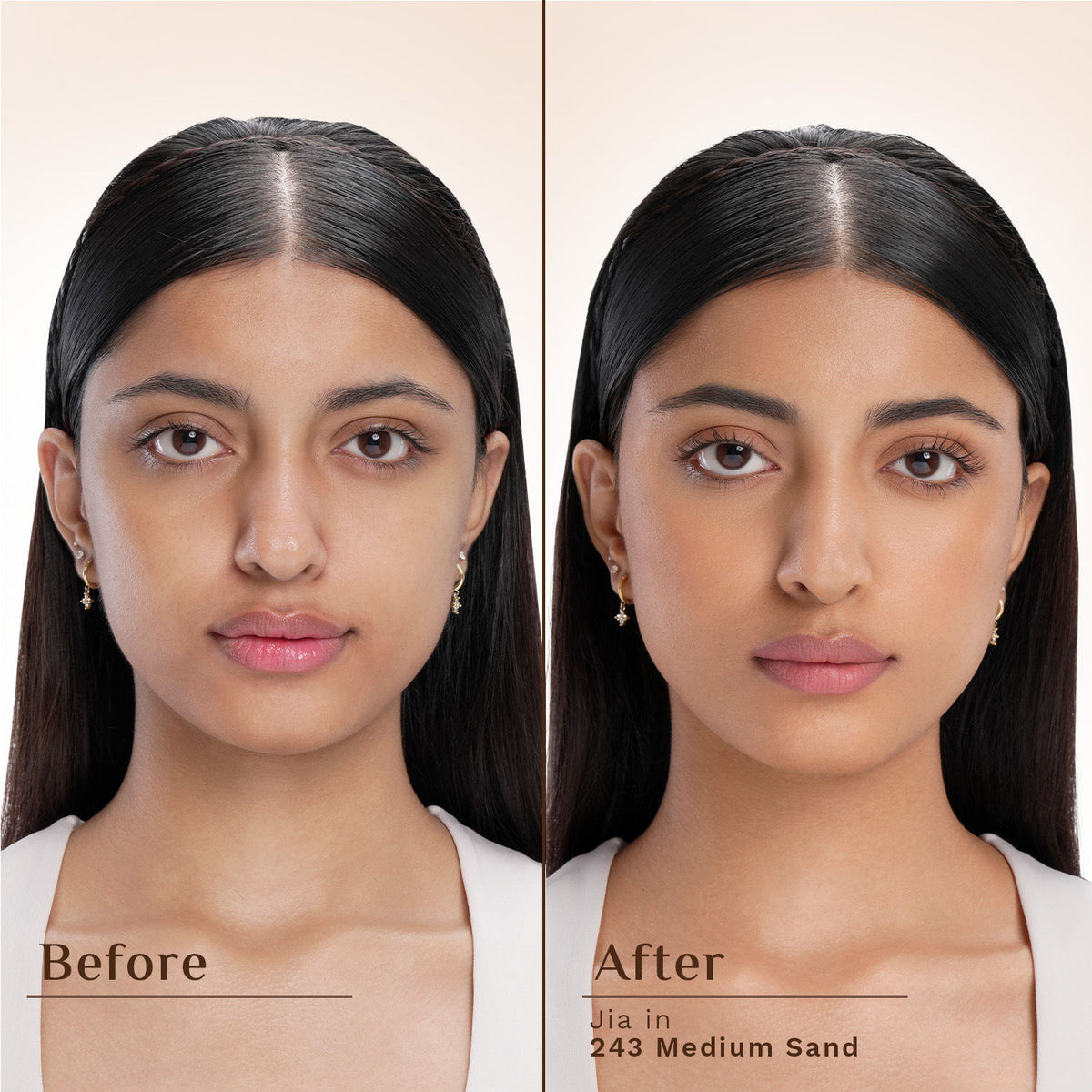 pilgrim dream matte foundation stick 243 medium sand 10g