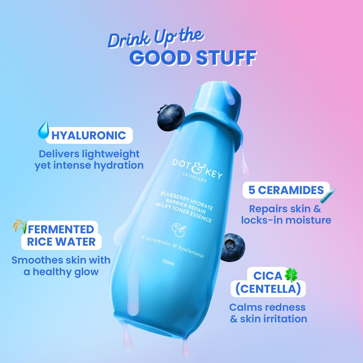 DOT & KEY BLUEBERRY HYDRATE BARRIER REPAIR MILKY TONER- 150 ML