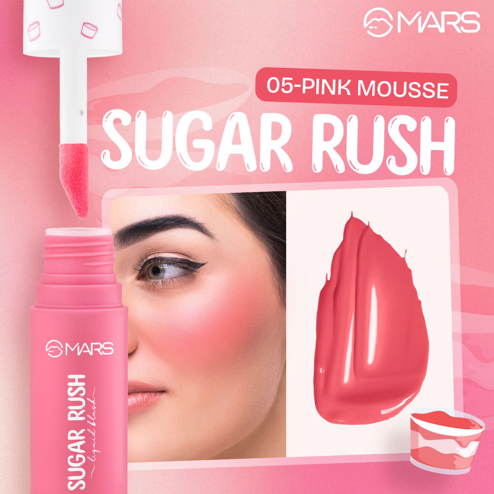 mars sugar rush liquid blush 05 pink mousse