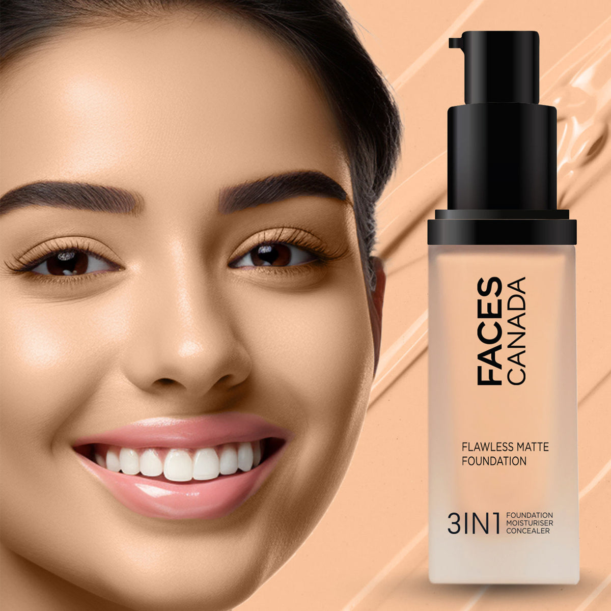 faces canada flawless matte foundation rose ivory