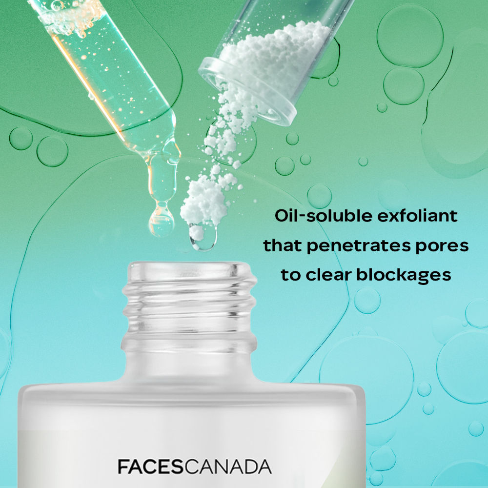 faces canada comfy glow salicylic acid 2 face serum 30 ml