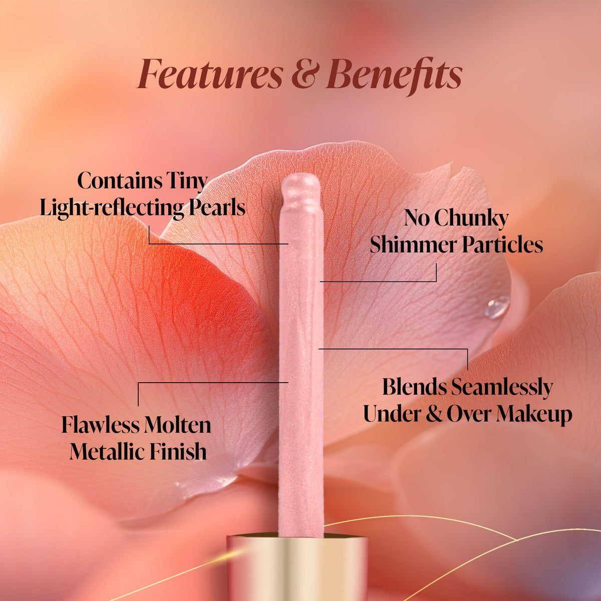 faces canada 3in1 liquid high lighter 03 rose gold 15ml