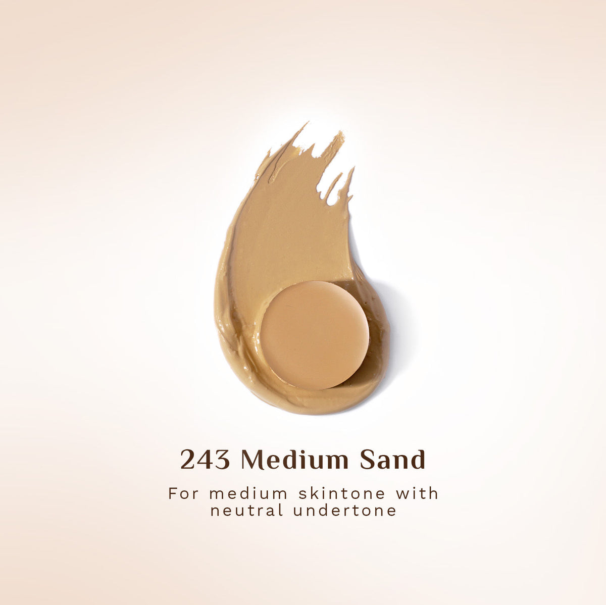 pilgrim dream matte foundation stick 243 medium sand 10g