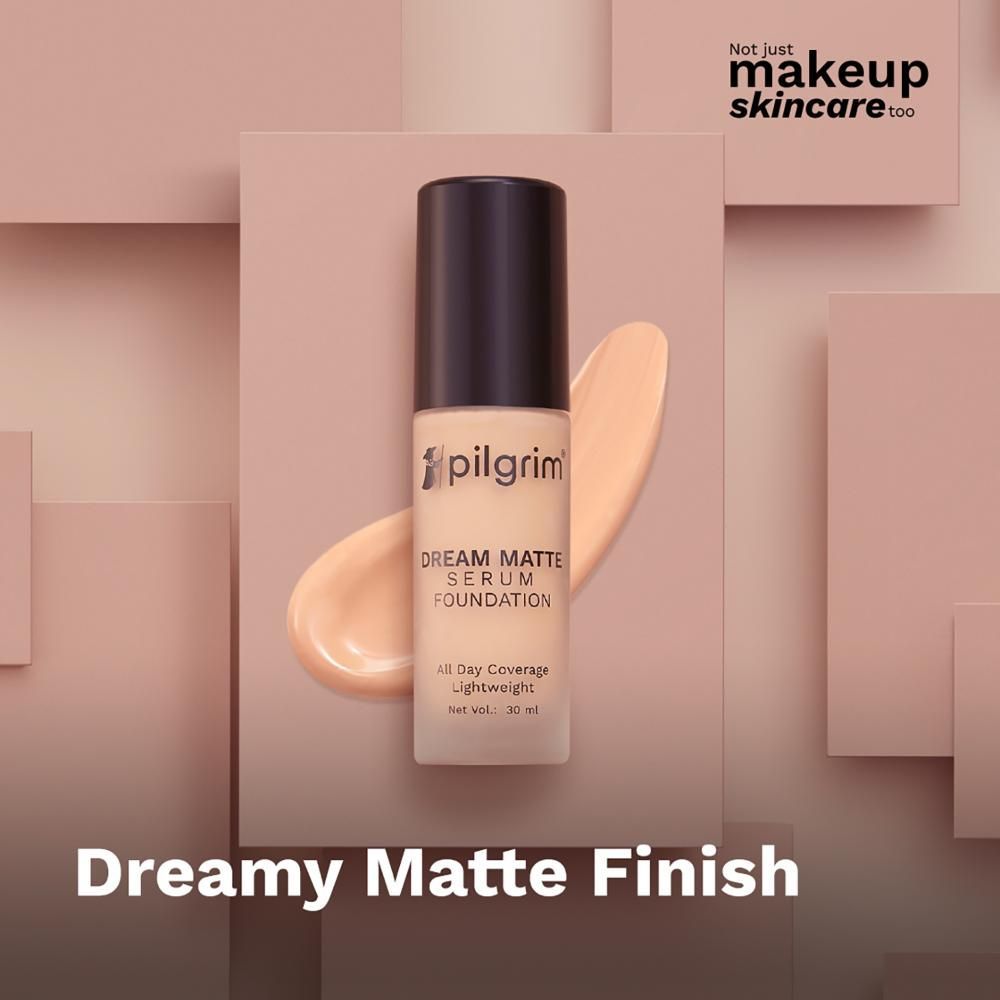 pilgrim dream matte serum foundation golden beige 215