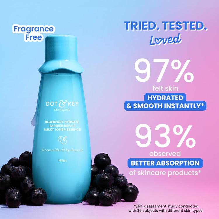DOT & KEY BLUEBERRY HYDRATE BARRIER REPAIR MILKY TONER- 150 ML
