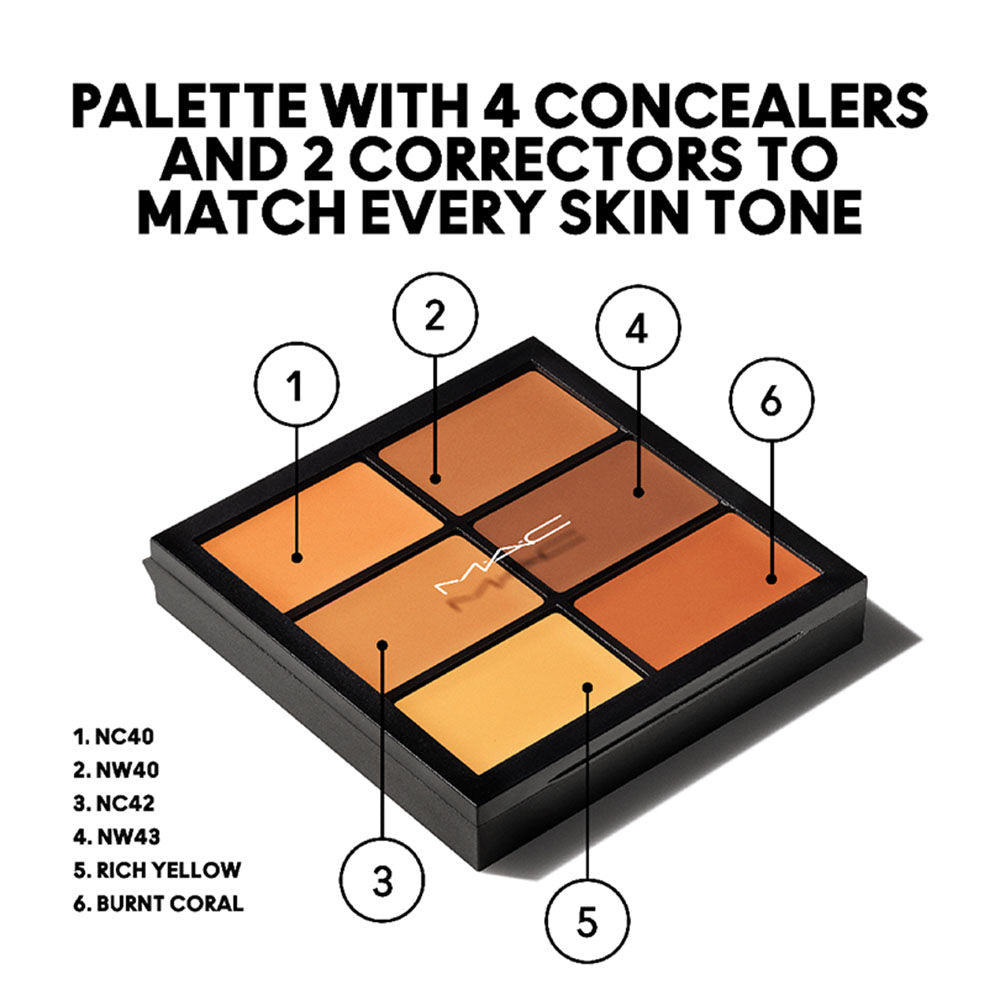 mac stidio fix conceal and correct palette meedium deep