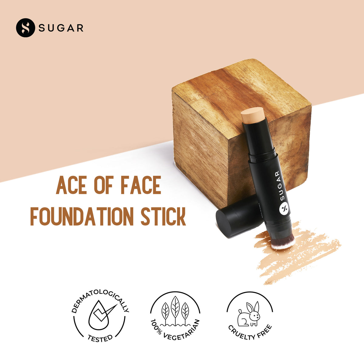 sugar face foundation stick 30 chococcino