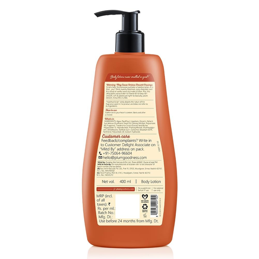 PLUM BODYLOVIN' HAZELNUT ?CLAIR BODY LOTION- 400 ML