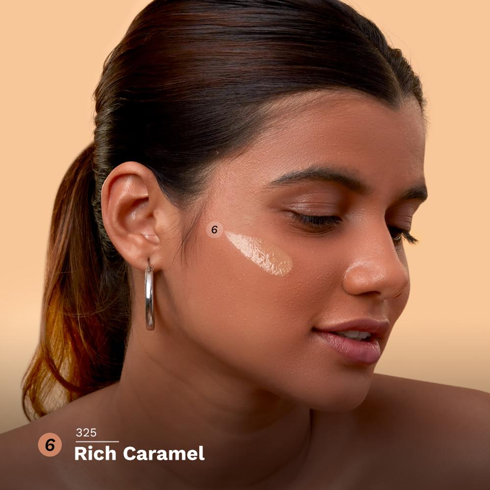 pilgrim dream matte serum foundation rich caramel