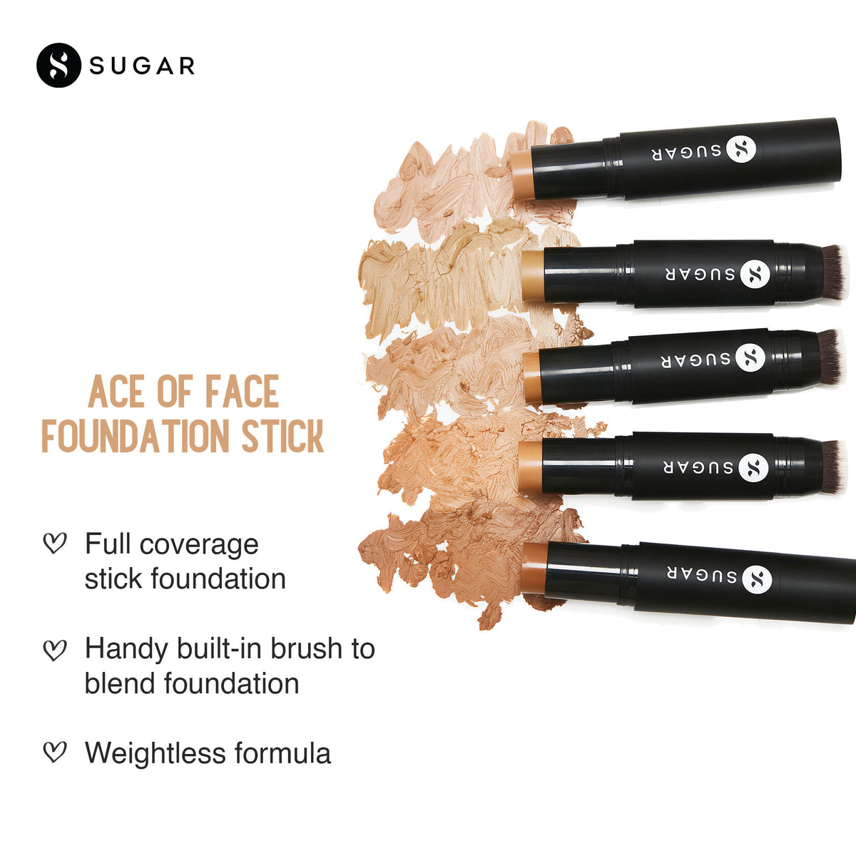 sugar face foundation stick 20 galao