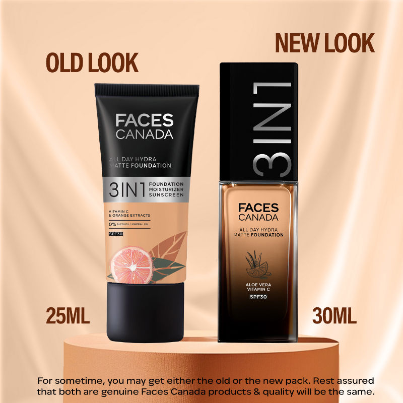 faces canada all day hydra matte foundation 012 absolute ivory