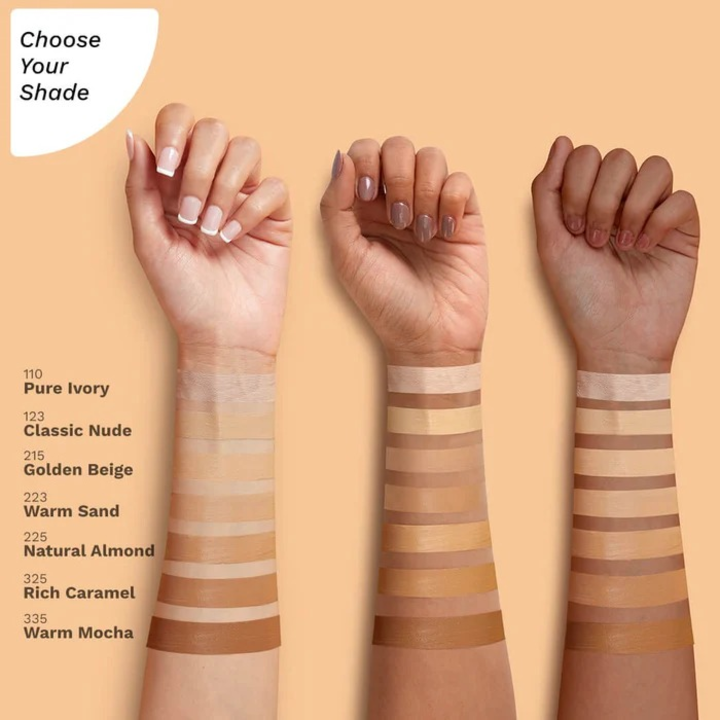 PILGRIM DREAM MATTE SERUM FOUNDATION -CLASSIC NUDE 123 (30ML)