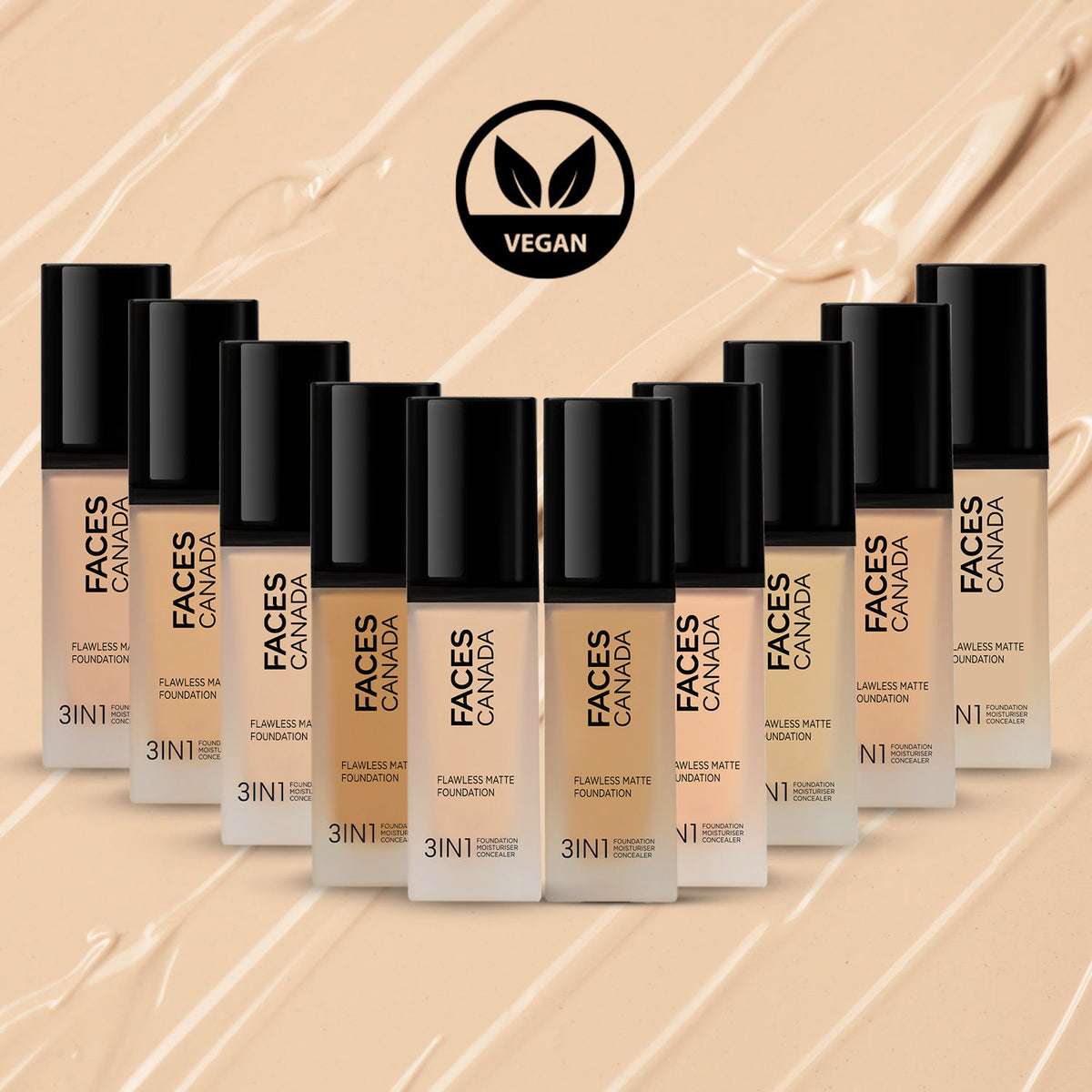 faces canada flawless matte foundation soft sand