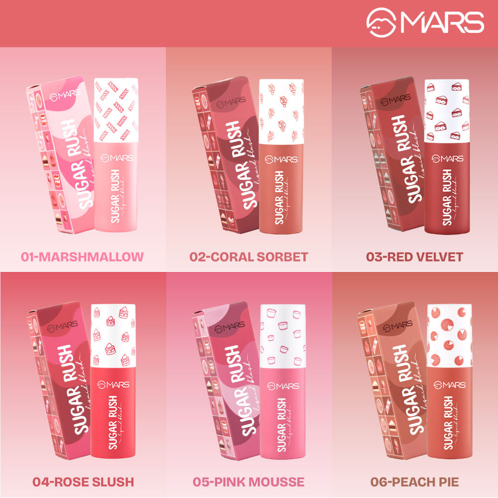 mars sugar rush liquid blush 05 pink mousse