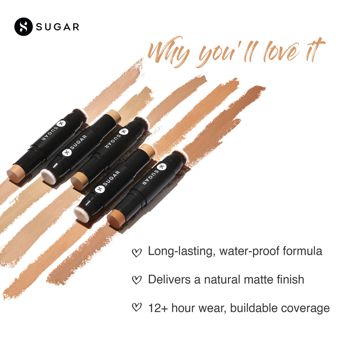sugar face foundation stick 20 galao