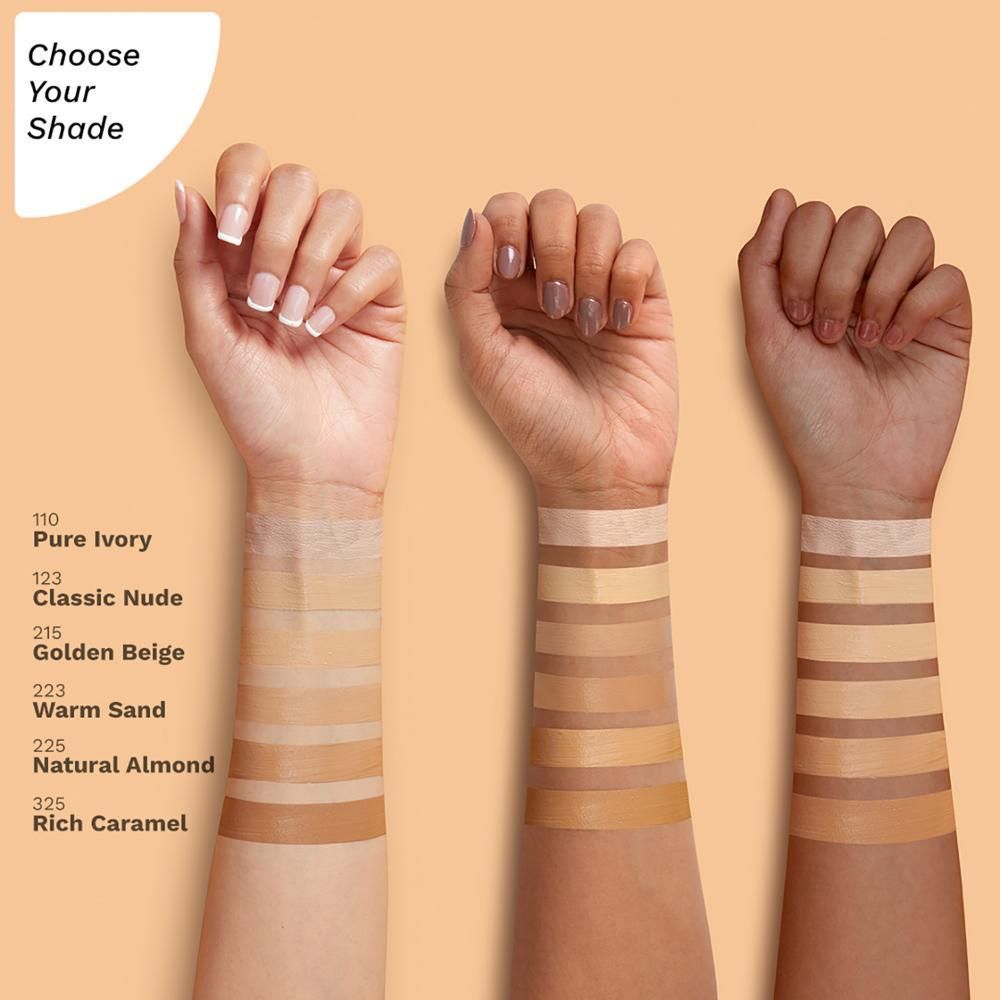 pilgrim dream matte serum foundation golden beige 215