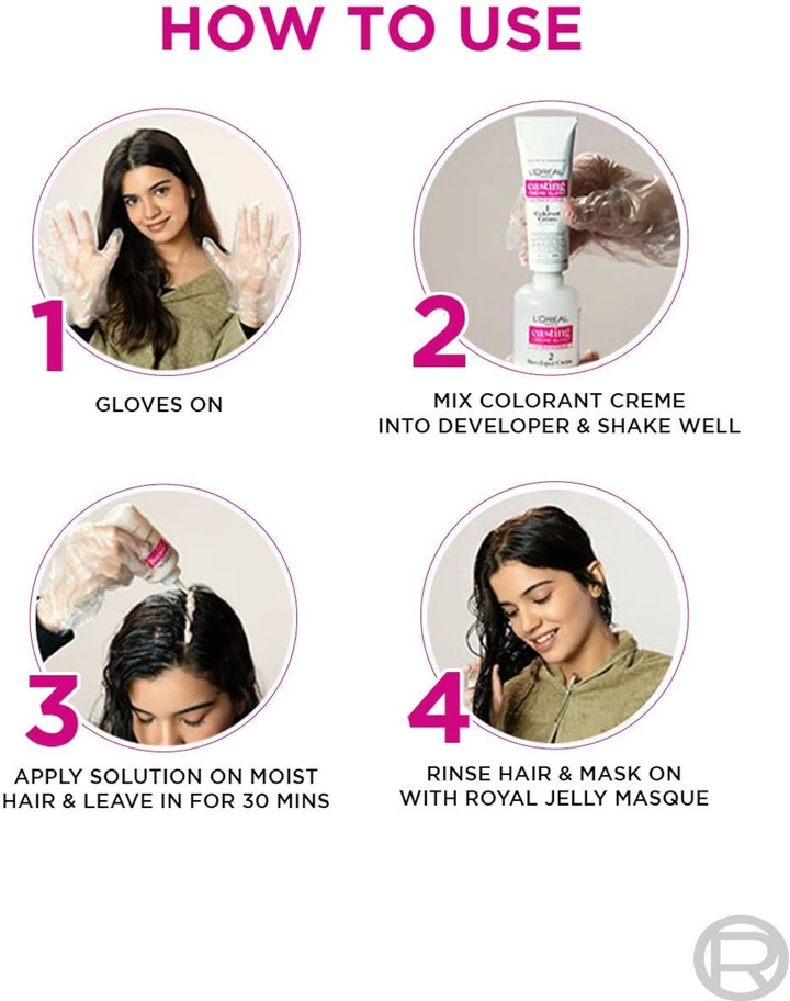 LOREAL CASTING CREME GLOSS 500 MEDIUM BROWN